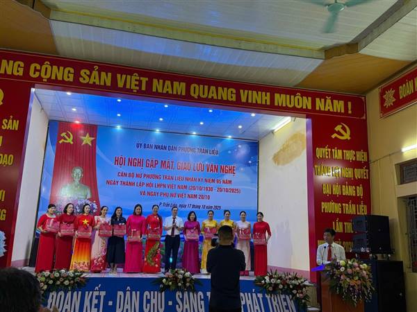 Phường Trần Liễu kỷ niệm ngày phụ nữ Việt Nsm 20/10