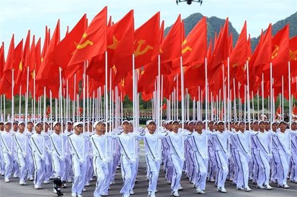 TỔNG HỢP LUYỆN DIỄU BINH, DIỄU HÀNH LỄ KỶ NIỆM 80 NĂM CÁCH MẠNG THÁNG TÁM VÀ QUỐC KHÁNH 2/9