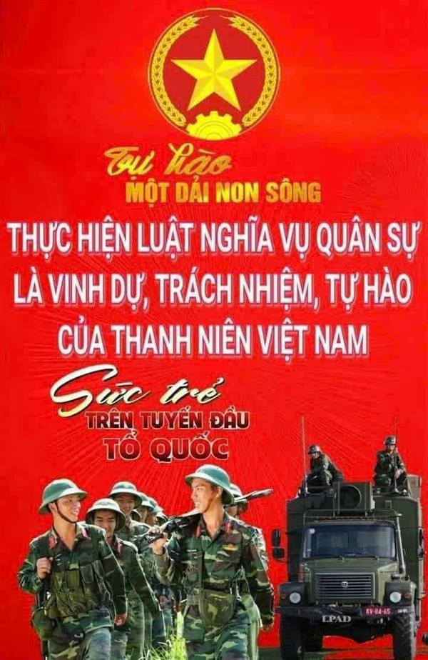 THỰC HIỆN LUẬT NGHĨA VỤ QUÂN SỰ LÀ VINH DỰ, TRÁCH NHIỆM, TỰ HÀO CỦA THANH NIÊN VIỆT NAM  