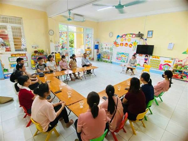 Sáng ngày 28/9/2025 trường mầm non Hiệp Hoà đã tổ chức thành công buổi họp phụ huynh đầu năm học 2025-2026.