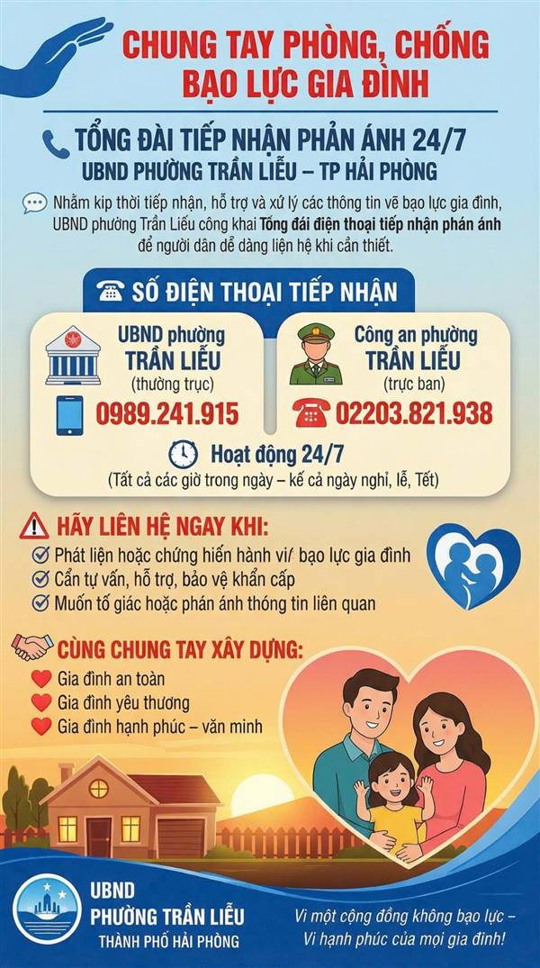 CHUNG TAY PHÒNG, CHỐNG BẠO LỰC GIA ĐÌNH