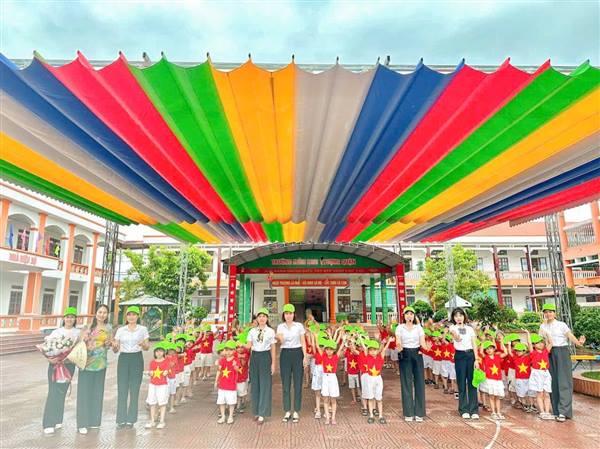 HOẠT ĐỘNG THAM QUAN TRẢI NGHIỆM CỦA CÁC BÉ KHỐI 5TUỔI TRƯỜNG MẦM NON THƯỢNG QUẬN  TẠI TRƯỜNG TIỂU HỌC 🌟