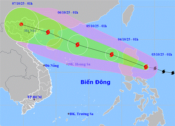 Bão Matmo hôm nay vào Biển Đông
