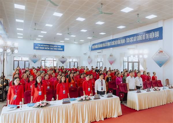 Đại hội Đại biểu Hội phụ nữ phường Trần Nhân Tông diễn ra tốt đẹp
