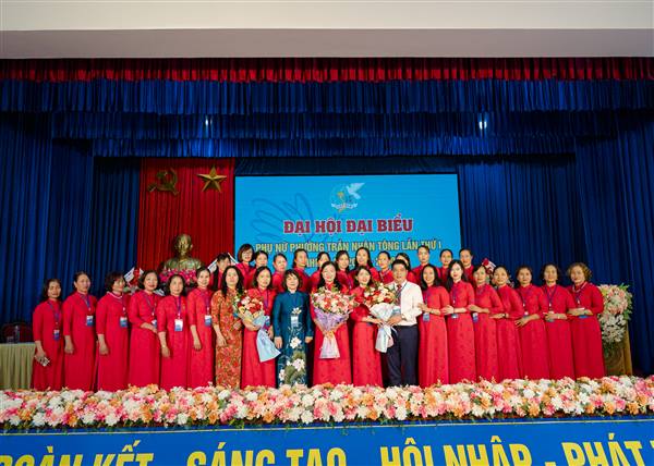 Đại hội Đại biểu Hội phụ nữ phường Trần Nhân Tông diễn ra tốt đẹp