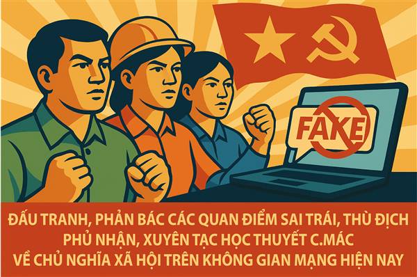 Đấu tranh phản bác các quan điểm sai trái, thù địch, kích động chống phá cuộc bầu cử đại biểu Quốc hội khóa XVI và đại biểu Hội đồng nhân dân các cấp nhiệm kỳ 2026 - 2031