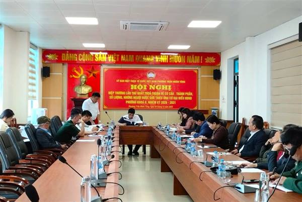 Hội nghị Hiệp thương lần thứ nhất thỏa thuận cơ cấu, thành phần, số lượng người ứng cử Đại biểu HĐND phường nhiệm kỳ 2026-2031