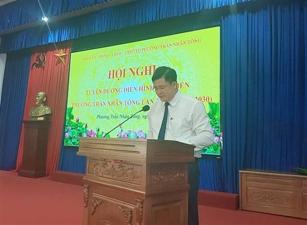Phường Trần Nhân Tông tổ chức hội nghị tuyên dương điển hình tiên tiến lần thứ Nhất, giai đoạn 2025-2030