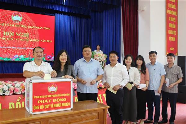 Phường Trần Nhân Tông tổ chức Hội nghị phát động ủng hộ Quỹ “Vì người nghèo” năm 2026
