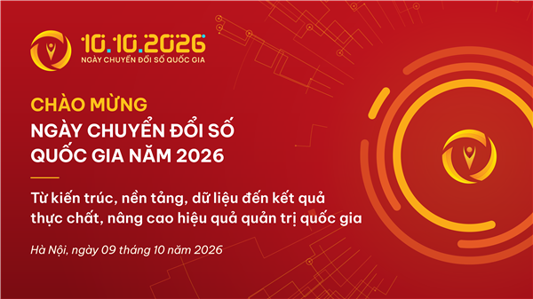 Công bố bộ nhận diện Ngày Chuyển đổi số quốc gia 10.10.2026