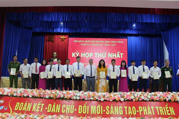 Kỳ họp thứ nhất HĐND phường Trần Nhân Tông khóa II, nhiệm kỳ 2026 - 2031 