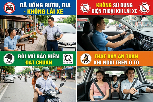 Tăng cường công tác vận tải và bảo đảm trật tự, an toàn giao thông trong kỳ nghỉ Lễ Giỗ tổ Hùng Vương và dịp 30/4 - 01/5 năm 2026