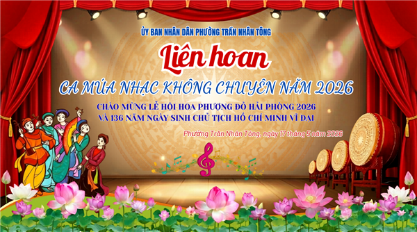 Phường Trần Nhân Tông sôi nổi triển khai Liên hoan Ca, múa, nhạc không chuyên năm 2026
