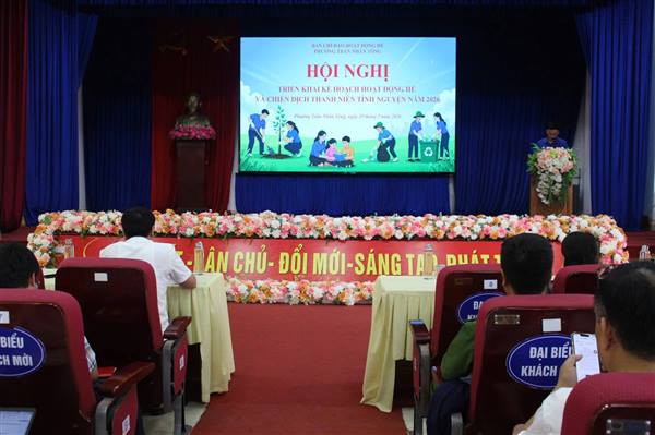 Phường Trần Nhân Tông triển khai kế hoạch hoạt động hè và chiến dịch thanh niên tình nguyện năm 2026