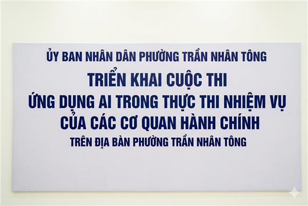UBND phường triển khai Cuộc thi “Ứng dụng AI trong thực thi nhiệm vụ của các cơ quan hành chính” trên địa bàn