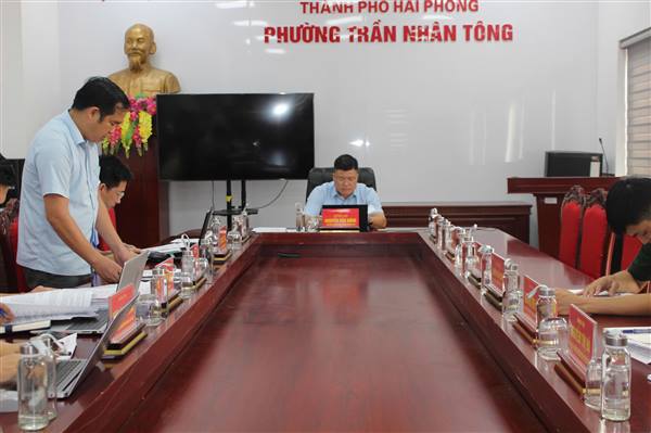 UBND phường Trần Nhân Tông tổ chức phiên họp thường kỳ tháng 7 (lần 3) năm 2026 