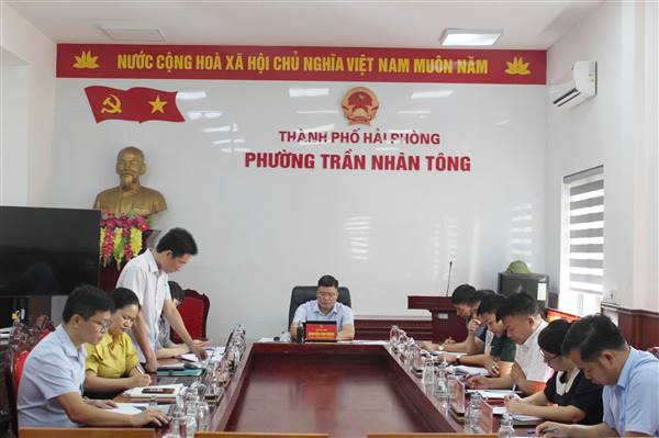UBND phường Trần Nhân Tông tổ chức phiên họp thường kỳ tháng 9 lần 1 năm 2026 