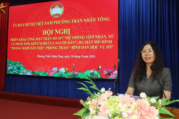 Hội nghị triển khai Kế hoạch thực hiện Cổng Mặt trận số 24/7 và ra mắt mô hình “Tháng nghe dân nói”