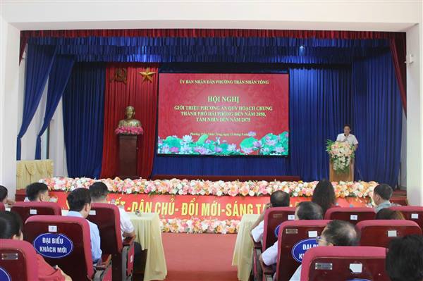 Hội nghị giới thiệu Phương án Quy hoạch chung thành phố Hải Phòng đến năm 2050, tầm nhìn đến năm 2075.