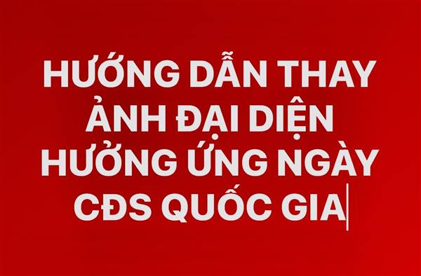 Hướng dẫn thay ảnh đại diện hưởng ứng Ngày chuyển đổi số Quốc gia năm 2025