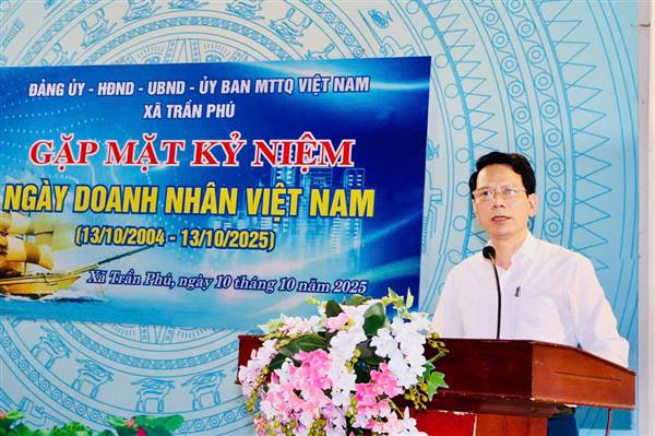Xã Trần Phú: Gặp mặt kỷ niệm 21 năm Ngày Doanh nhân Việt Nam