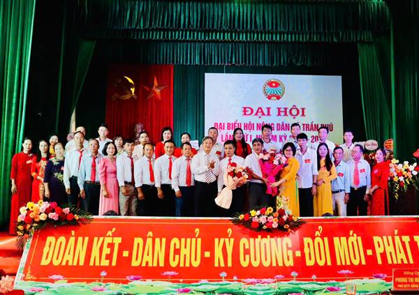 Đại hội đại biểu Hội Nông dân xã Trần Phú lần thứ I thành công, định hướng đột phá cho giai đoạn mới