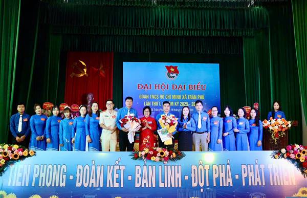 Đại hội Đoàn xã Trần Phú lần thứ I: Tiên phong – Đoàn kết – Bản lĩnh – Đột phá – Phát triển