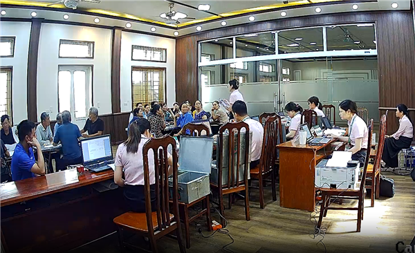 Phòng giao dịch NHCSXH Nam Sách bảo đảm hoạt động tín dụng chính sách thông suốt sau sáp nhập các đơn vị hành chính cấp xã