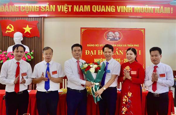 Đảng bộ UBND xã Trần Phú tổ chức thành công Đại hội lần thứ Nhất, nhiệm kỳ 2025–2030