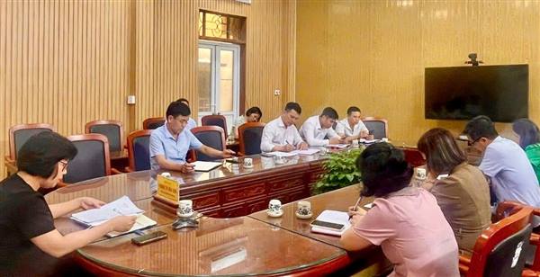 Thường trực Đảng ủy xã Trần Phú giao ban với Ban Đảng, MTTQ và các đoàn thể tháng 8, triển khai nhiệm vụ tháng 9