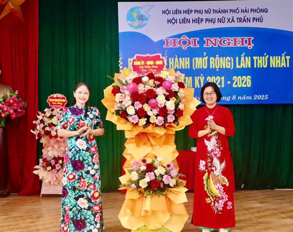 Hội LHPN xã Trần Phú tổ chức Hội nghị lần thứ nhất Ban Chấp hành khóa mới