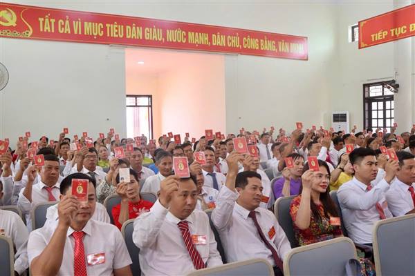 Phiên trù bị Đại hội đại biểu Đảng bộ xã Trần Phú lần thứ I, nhiệm kỳ 2025 – 2030