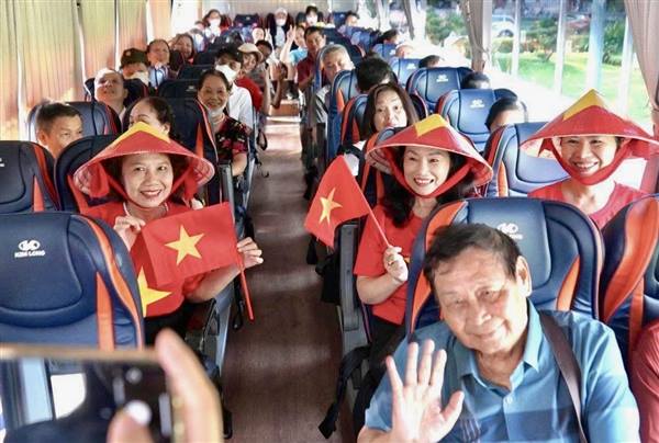 Người dân lưu ý đăng ký tham gia triển lãm hợp lệ khi nhận được tin nhắn phản hồi của hệ thống thông tin về số xe, thời gian và địa điểm. 