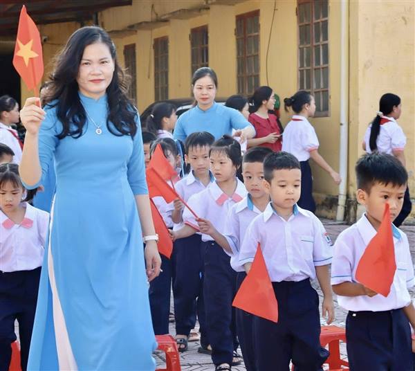 Các trường học trên địa bàn xã Trần Phú tưng bừng khai giảng năm học mới