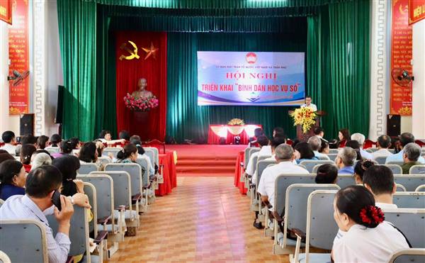 Xã Trần Phú triển khai phong trào “Bình dân học vụ số”