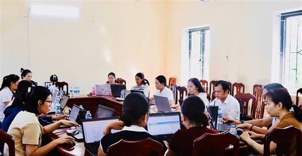 Xã Trần Phú khẩn trương hoàn thiện số liệu cơ sở dữ liệu đất đai