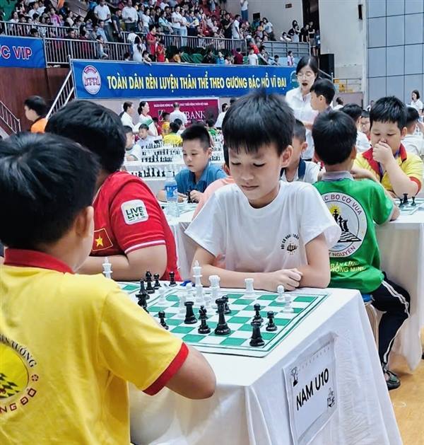 Đoàn vận động viên cờ vua xã Trần Phú giành 3 huy chương tại giải Cờ vua nhanh các nhóm tuổi thiếu niên, nhi đồng thành phố Hải Phòng