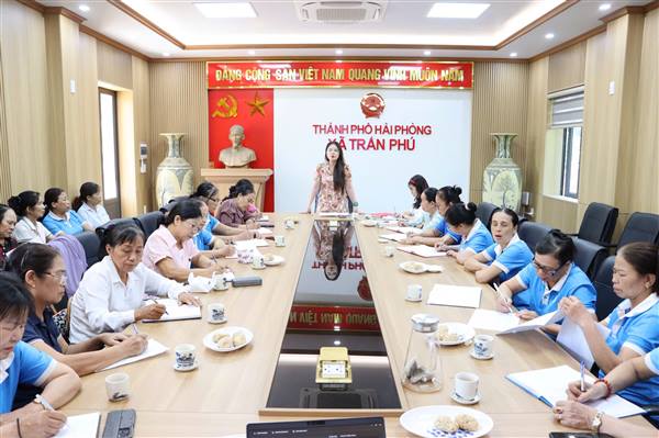 Hội LHPN xã Trần Phú triển khai nhiệm vụ trọng tâm 3 tháng cuối năm
