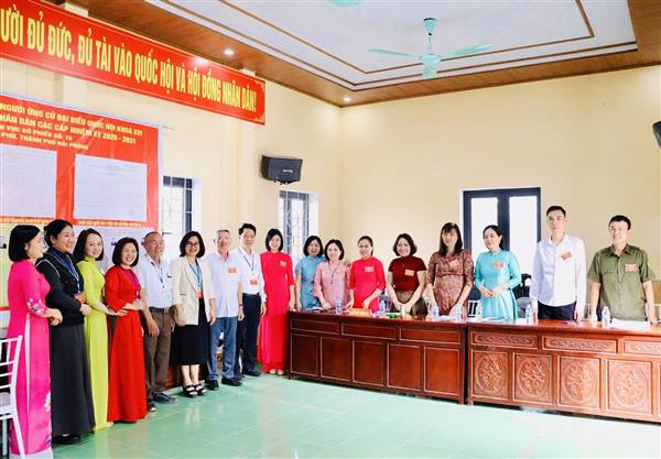 Đến 19 giờ 99,75% số cử tri xã Trần Phú đã đi bỏ phiếu