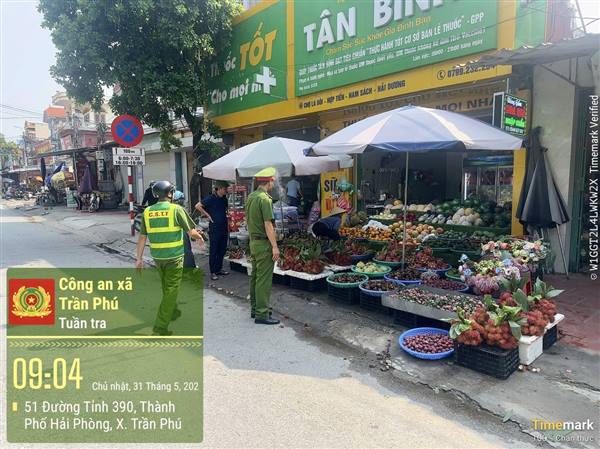 Xã Trần Phú: Quyết liệt ra quân xử lý vi phạm trật tự đường hè, hành lang an toàn giao thông