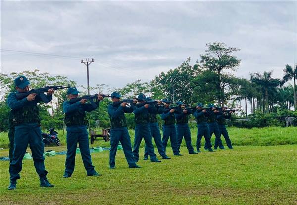 Ban Chỉ huy Quân sự xã Trần Phú ra quân huấn luyện cho lực lượng Dân quân cơ động năm 2026
