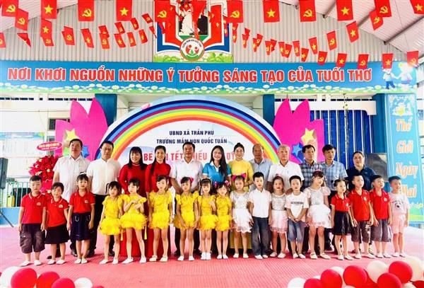 Tết Thiếu nhi 1/6 sớm tại Trường Mầm non Quốc Tuấn