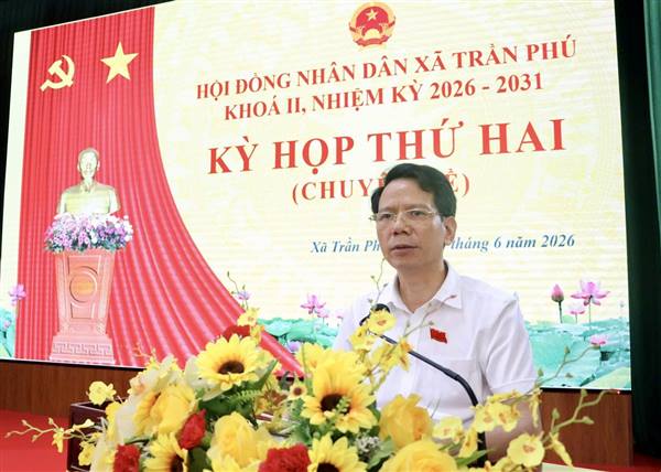 HĐND xã Trần Phú tổ chức Kỳ họp chuyên đề: Quyết nghị 6 nội dung quan trọng
