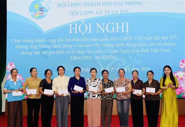 Hội Liên hiệp Phụ nữ xã Trần Phú nhiều hoạt động thiết thực kỷ niệm 25 năm Ngày Gia đình Việt Nam 28/6