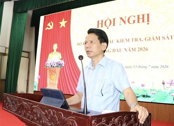 Ủy ban Kiểm tra Đảng ủy sơ kết 6 tháng đầu năm và tập huấn nghiệp vụ công tác kiểm tra, giám sát, thi hành kỷ luật của Đảng