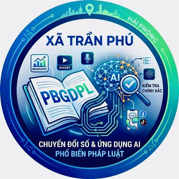 Xã Trần Phú đẩy mạnh chuyển đổi số và ứng dựng Al trong phổ biến, giáo dục pháp luật