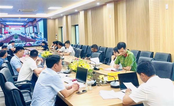 UBND xã Trần Phú tham dự Hội nghị trực tuyến nhằm nghe báo cáo tiến độ triển khai thực hiện Kế hoạch số 150/KH-UBND