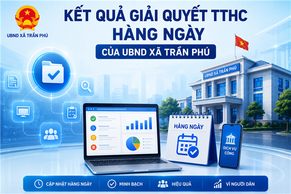 KẾT QUẢ GIẢI QUYẾT THỦ TỤC HÀNH CHÍNH NGÀY 11/8/2026