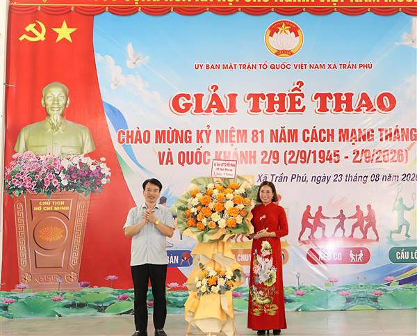 Sôi nổi khai mạc Giải thể thao chào mừng 81 năm Cách mạng tháng Tám và Quốc khánh 2/9 tại xã Trần Phú