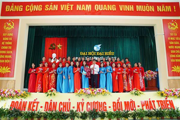 Đại hội đại biểu Hội Liên hiệp Phụ nữ xã Trường Tân lần thứ I, nhiệm kỳ 2025–2030.